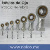 ROTULA DE OJO PARA CILINDRO NEUMATICO CON ARTICULACION PISTON NEUMATICO DE AIRE NEUMATICA MONTERREY MEXICO