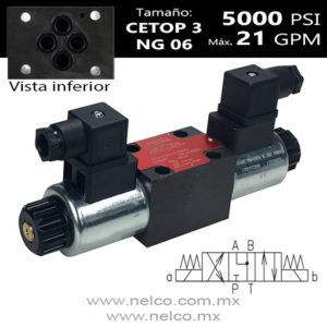 VALVULA-SOLENOIDE-HIDRAULICA-DIRECCIONAL-CENTRO-Y-FLOTANTE-RPE3-063Y11-4WE6J62-D1VW004C-DG4V-3-6C-A4D01-3208-DSG-01-3C4-VSD03M-3F-DS3-S3-CETOP-3-NG06_1