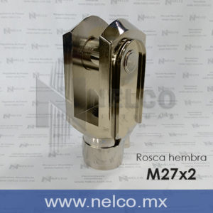 HORQUILLA Y M27x2 CILINDRO 125 MM NEUMATICO ISO DNC CLEVIS DOBLE PARA SUJECION EN MAQUINAS EN SAN LUIS POTOSI