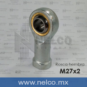 ROTULA DE OJO M27x2 PARA CILINDRO NEUMATICO DE AIRE COMPRIMIDO VASTAGO PISTON 125 MM EN ESTADO DE MEXICO DF