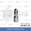 HORQUILLA I M10X1.25 PARA CILINDRO REDONDO ISO 6432 25 MM 32 MM INOXIDABLE ENGARGOLADO NEUMATICA ENVIO A TABASCO YUCATAN GUERRERO MICHOACAN