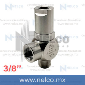 CHECK PILOTEADA NEUMATICA 3/8 PCV10 VALVULA NEUMATICA PARA CILINDRO NEUMATICO MONTERREY MEXICO