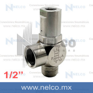 CHECK PILOTEADA NEUMATICA 1/2 PCV10 VALVULA NEUMATICA PARA CILINDRO NEUMATICO MONTERREY MEXICO